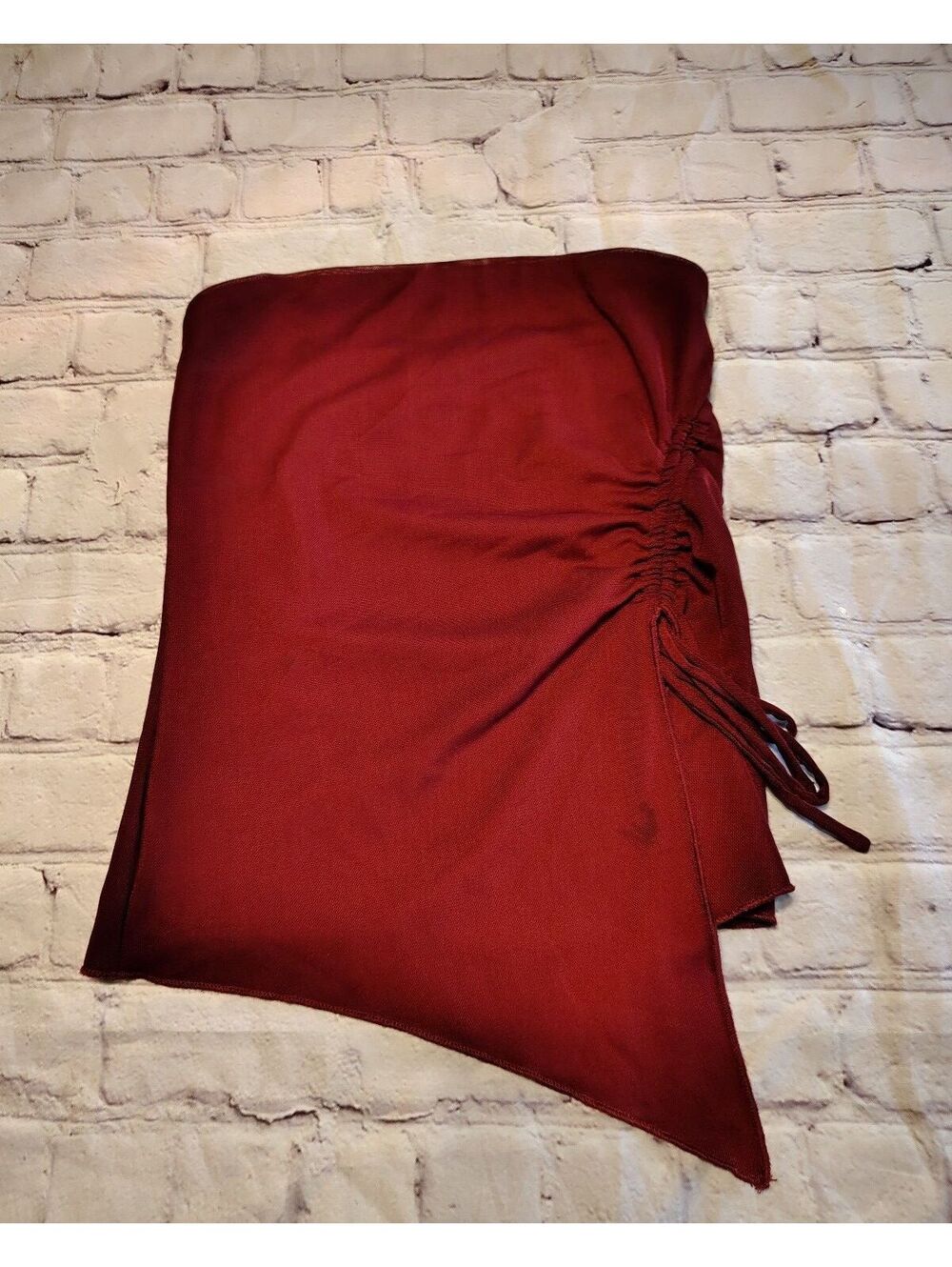 Garage Women's burgundy Halter Top Size Xs - Picture 2 of 5